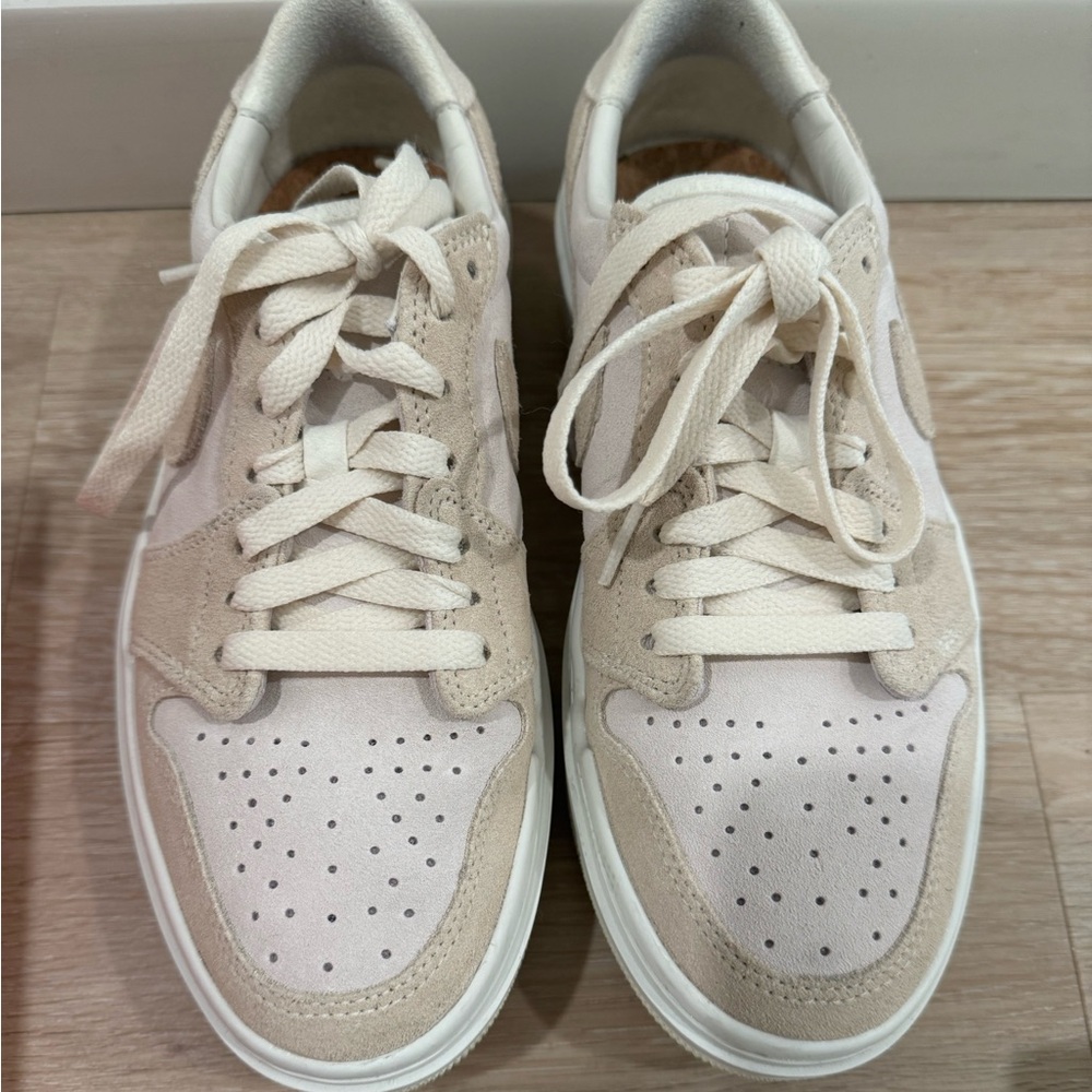 Nike platform Jordans (suede)